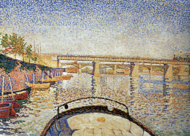 Paul Signac stern of the boat opus china oil painting image